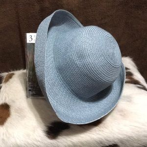 Size 7 Soft Woven Light Blue Talberts Ladies Hat